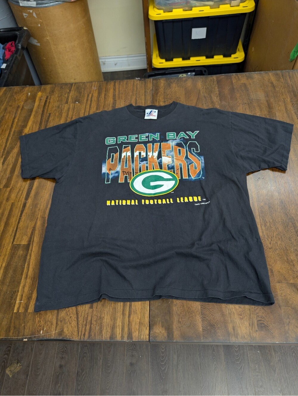 Green Bay Packers Shirt Vintage 1996 Logo Athletic 3XL